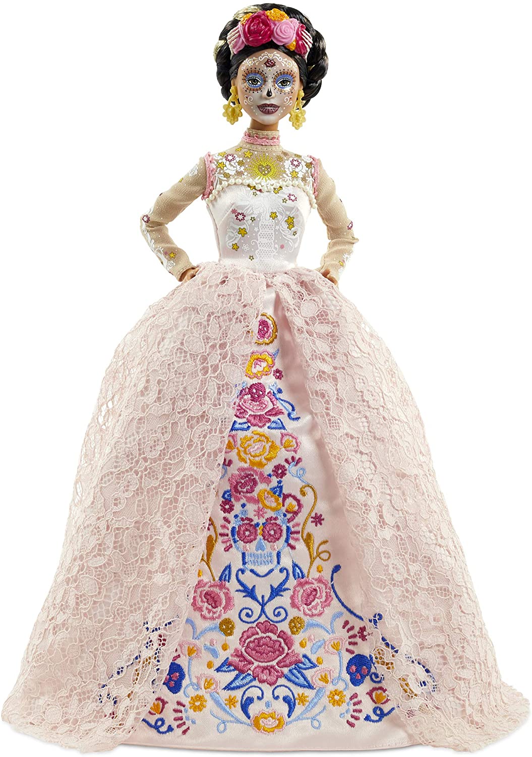 2021 NEW BARBIE DIA DE MUERTOS COLLECTIBLE PINK/BLACK DOLL