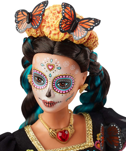 2021 NEW BARBIE DIA DE MUERTOS COLLECTIBLE PINK/BLACK DOLL