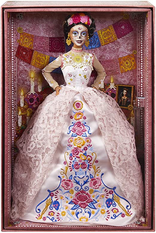 2021 NEW BARBIE DIA DE MUERTOS COLLECTIBLE PINK/BLACK DOLL