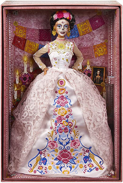 2021 NEW BARBIE DIA DE MUERTOS COLLECTIBLE PINK/BLACK DOLL